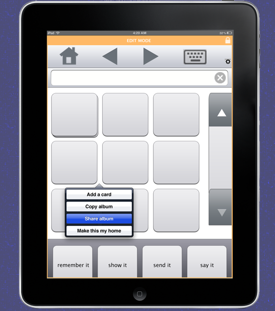 Padhanded Talker iPad App